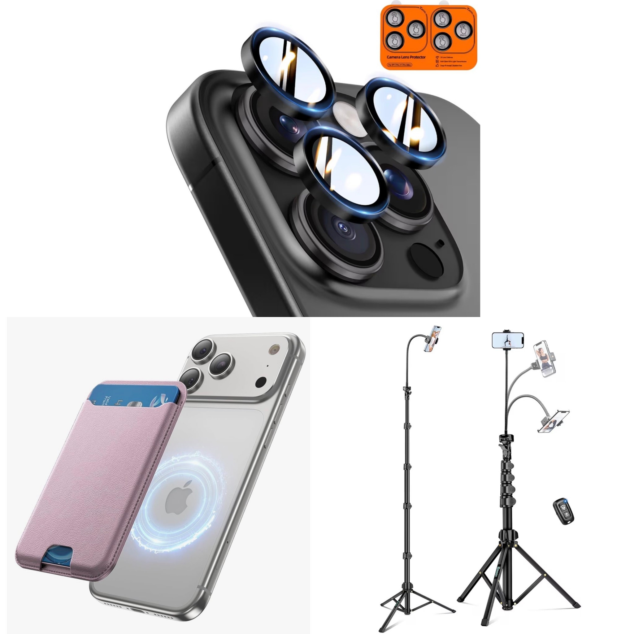 iPhone accessories. Tripod. Filming tripod. iPhone mag card holder. Sale. Sale alert. Mother’s Day  

#LTKSaleAlert #LTKmomlife #LTKMothersDay