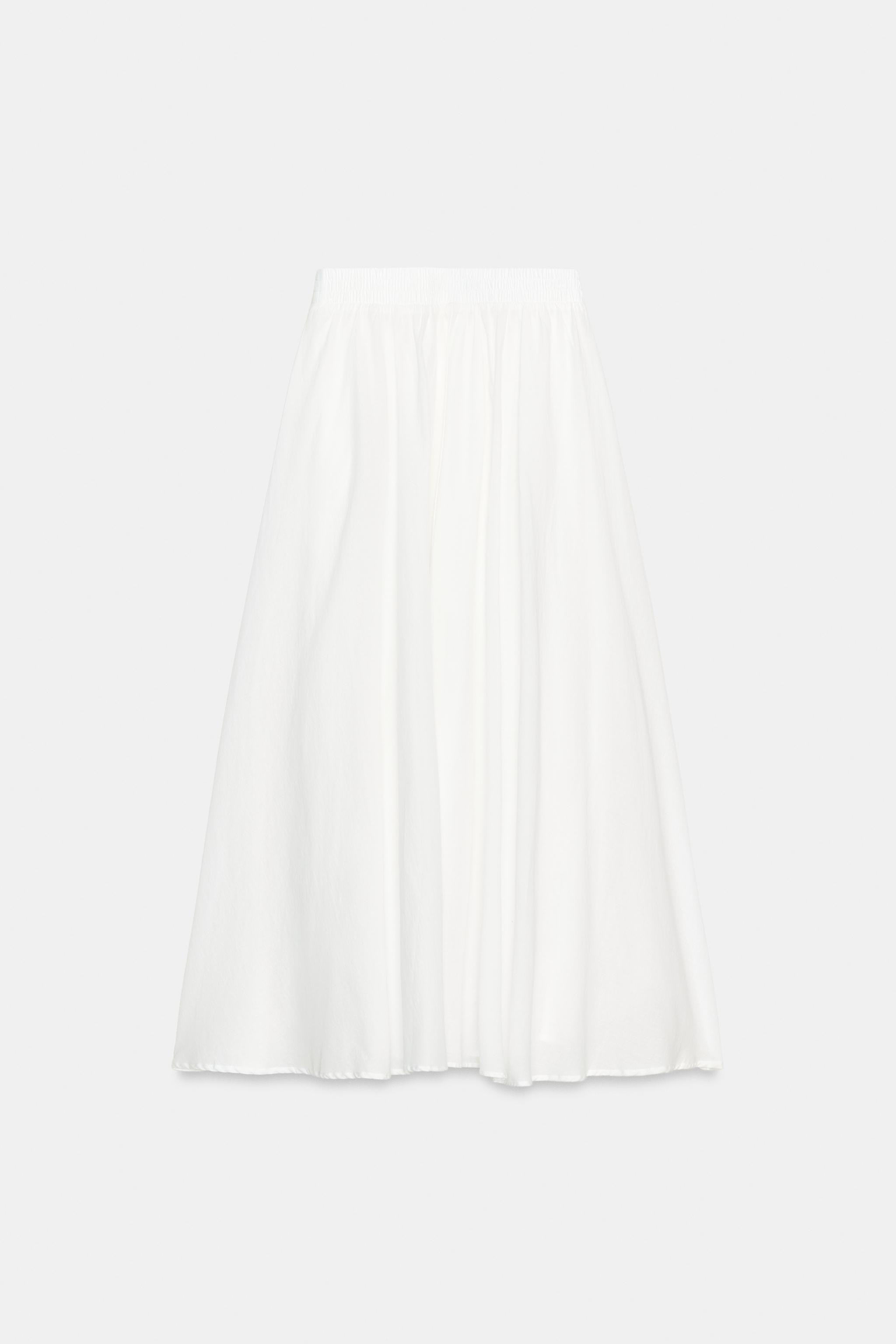 LAYERED MIDI SKIRT | Zara US