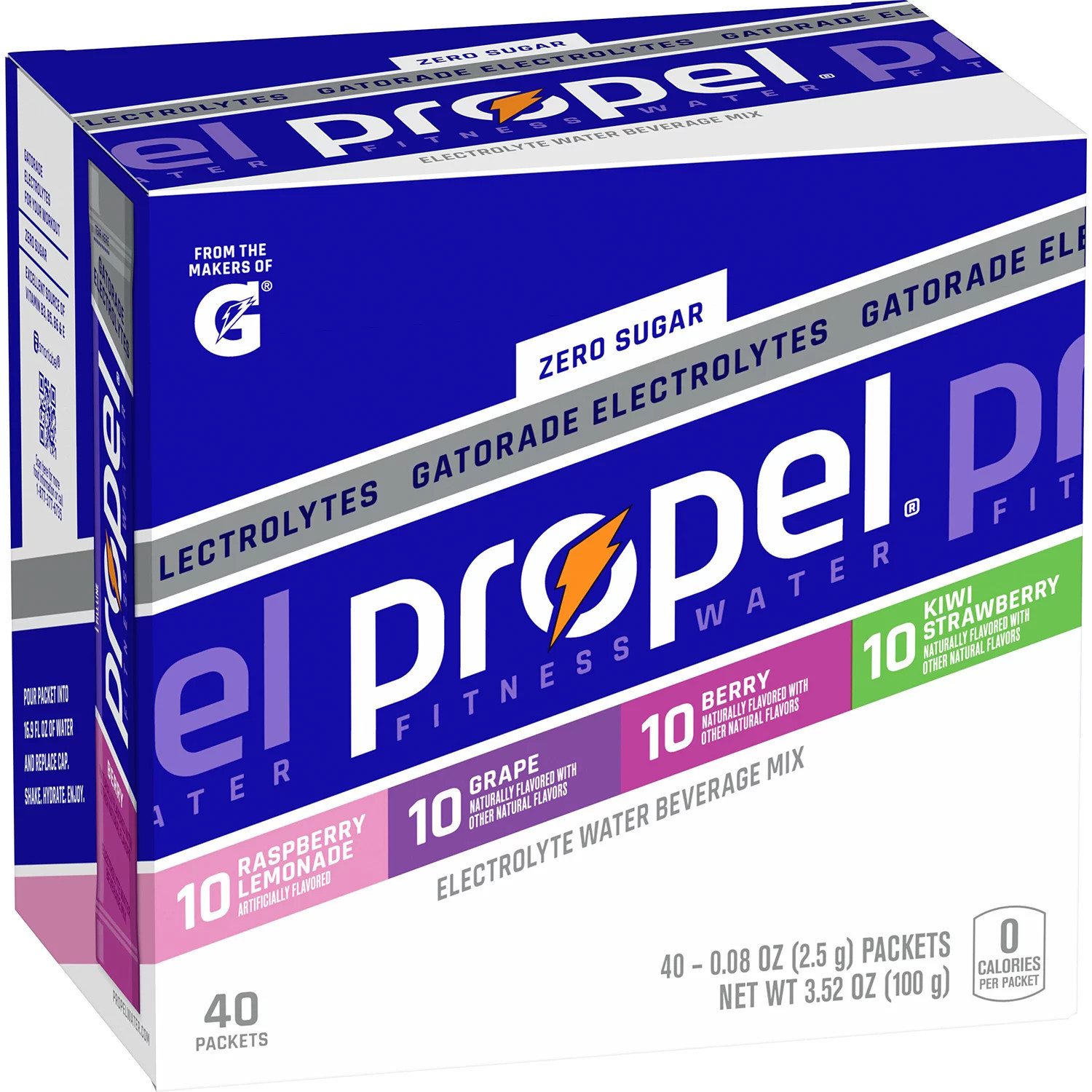 Propel Powder Variety Pack, 0.08 oz., 40 pk. | Sam's Club