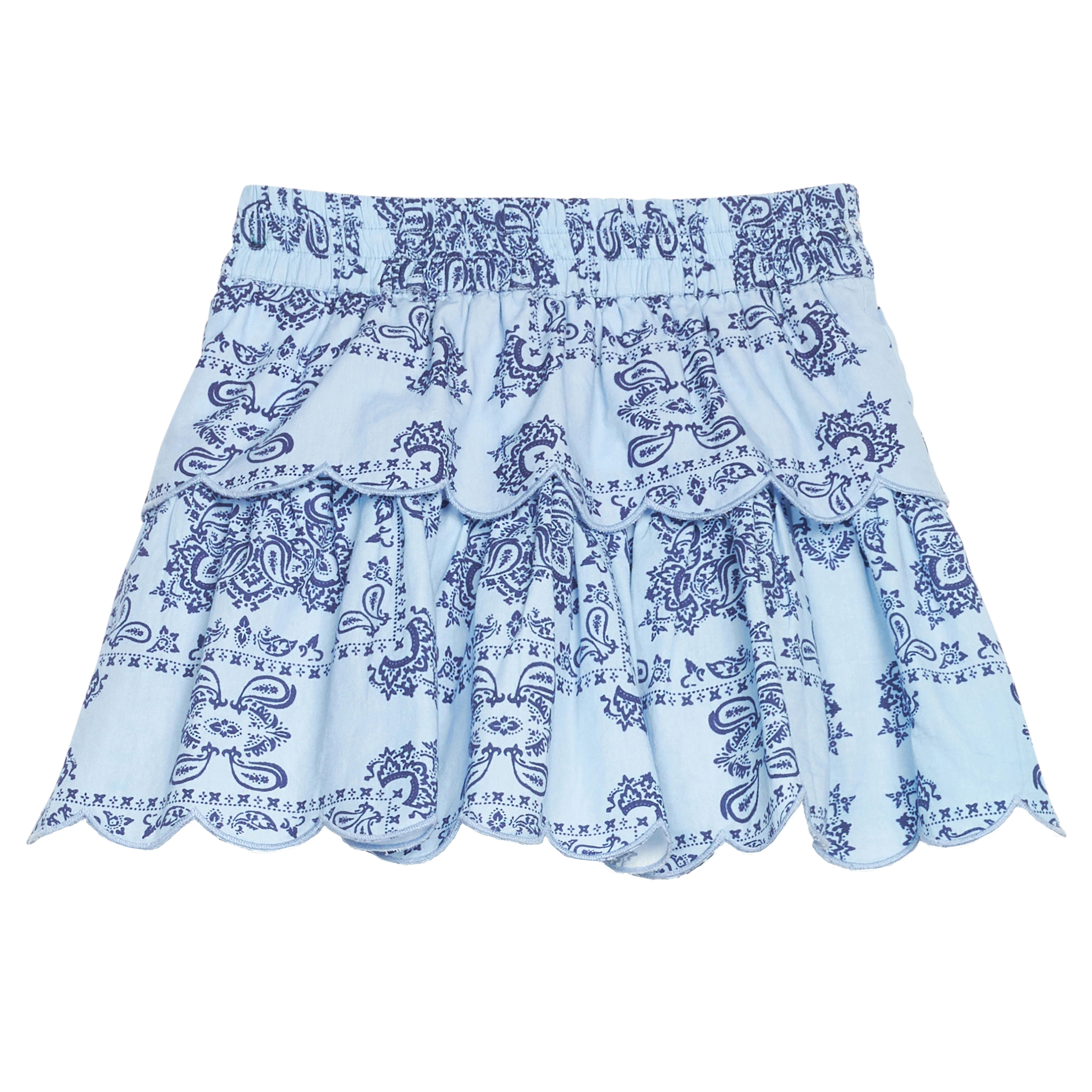Two Tiered Skort - Boho Blue | BISBY Kids