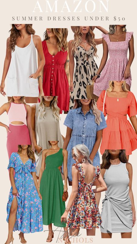 Amazon 
Summer Dresses under $50! 
Casual summer dresses

#LTKunder50 #LTKstyletip