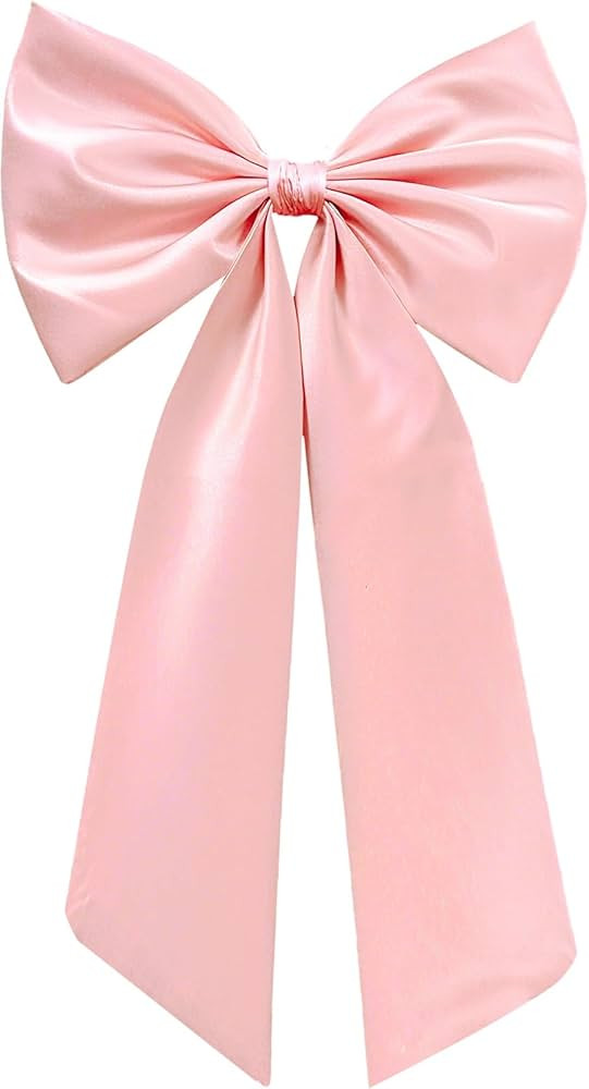 Large Pink Bow for Decorations Big Pink Ribbon Bows Banner D\u00e9cor Large Bow Wall Hanging Deco... | Amazon (US)
