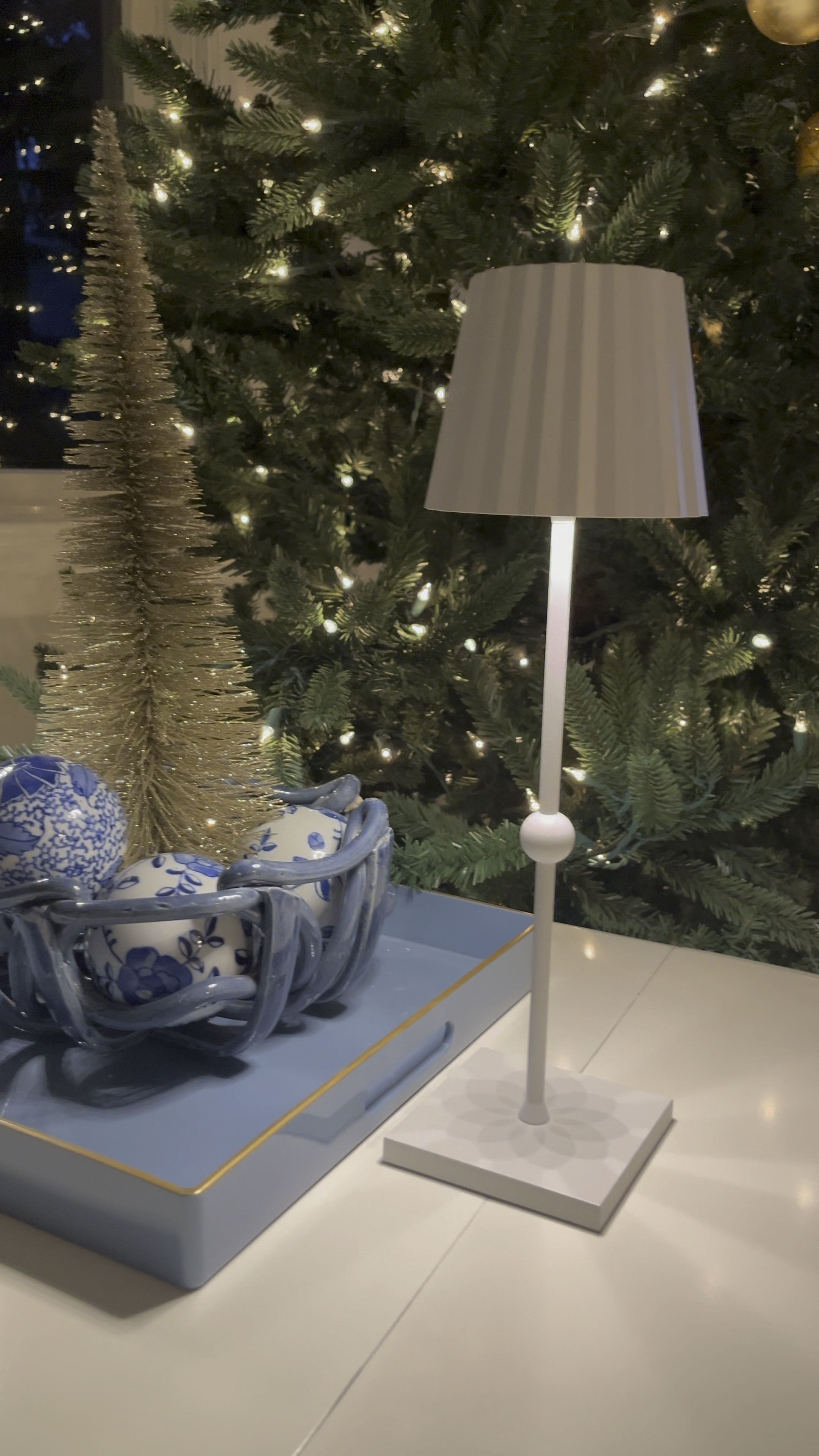 Holiday tablescape idea with some adorable Amazon finds 🩵



holiday decor • Amazon rechargeable lamps • grandmillennial holiday 

#LTKHoliday #LTKVideo #LTKSeasonal