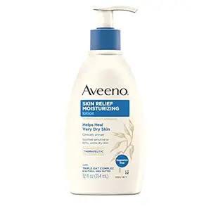 Aveeno Skin Relief Moisturizing Lotion for Very Dry Skin with Soothing Triple Oat & Shea Butter F... | Amazon (US)