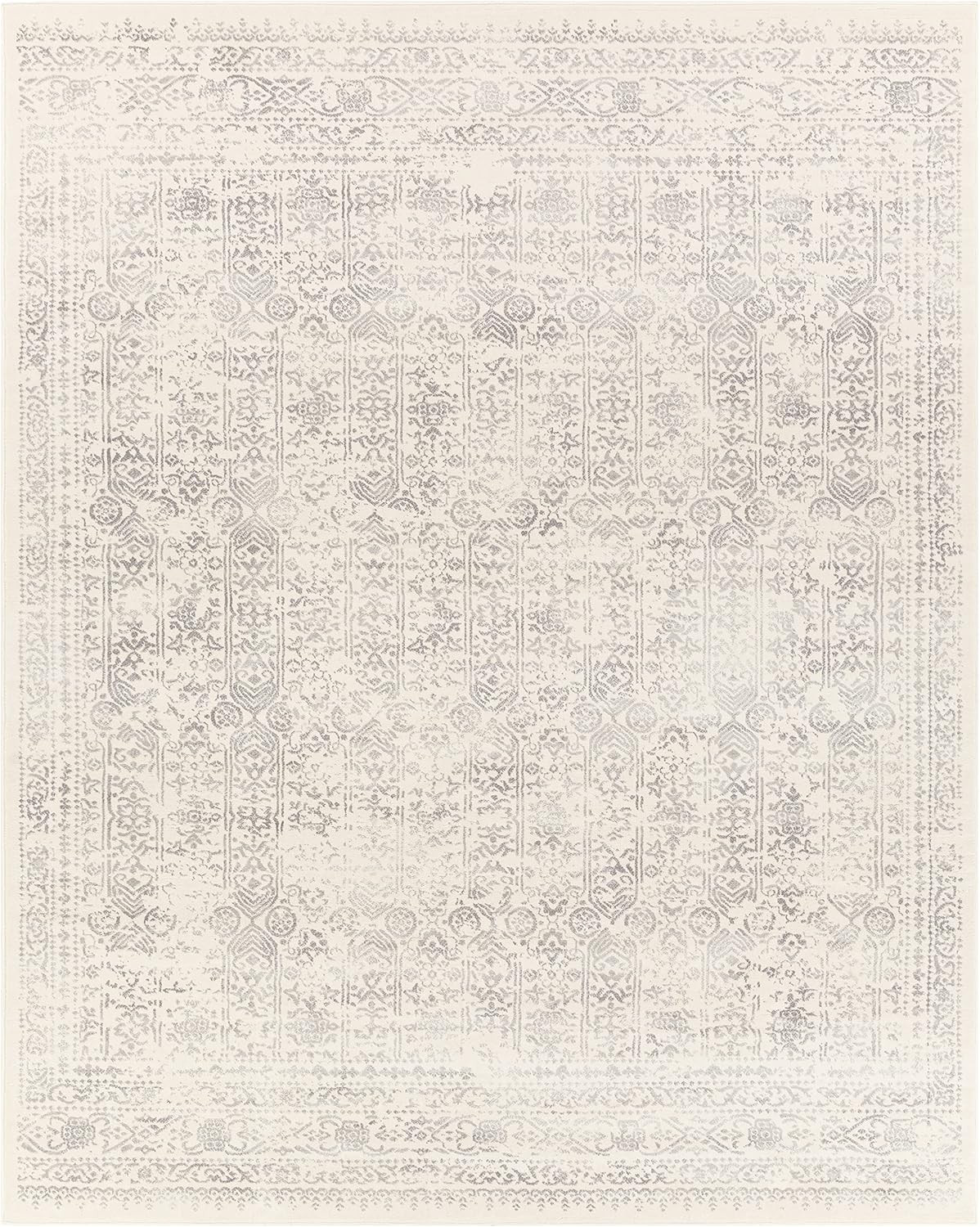 Artistic Weavers Klaudia Trellis Modern Area Rug,7'10" x 10',Light Grey | Amazon (US)