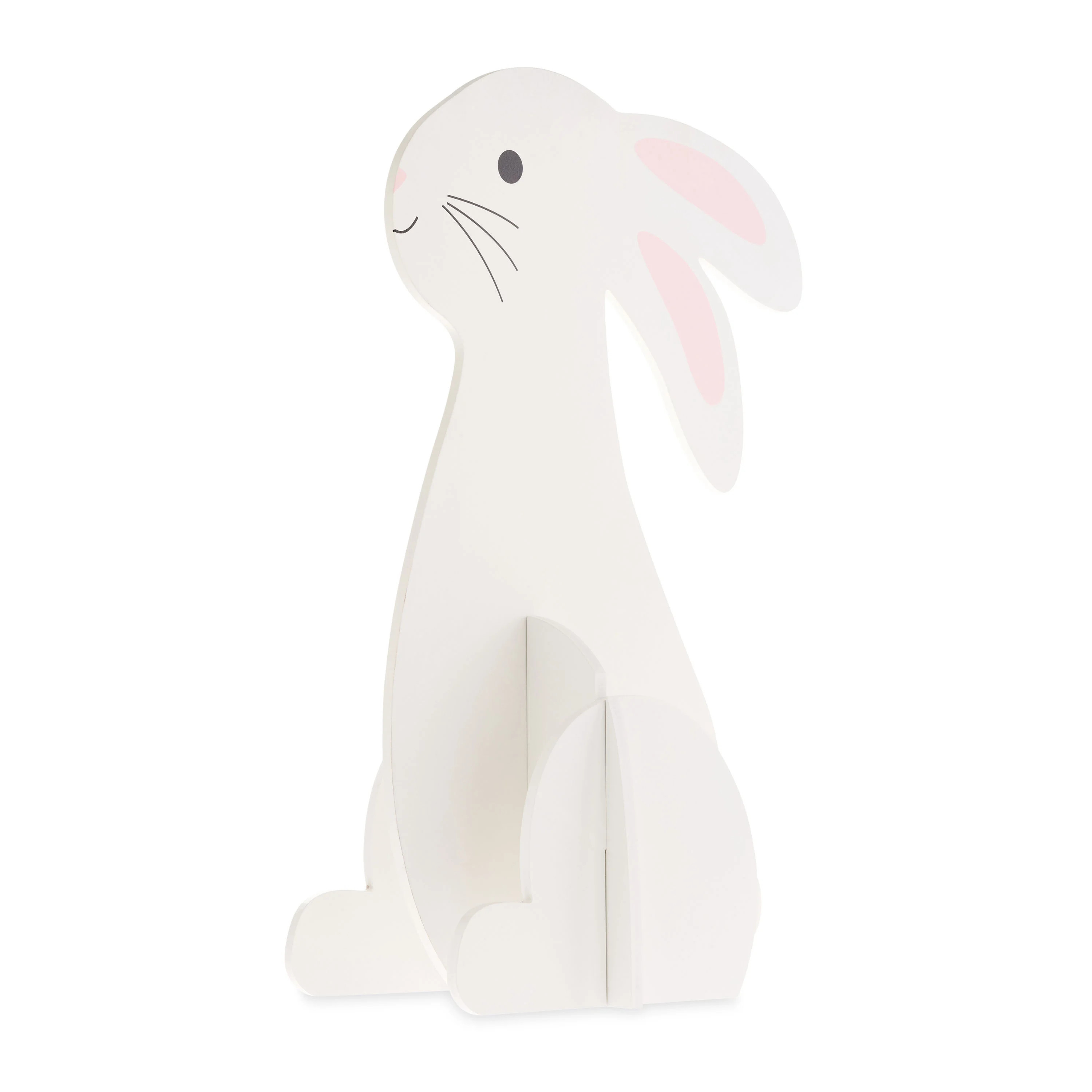 "Way to Celebrate! Large Slotted Bunny Decor, White" - Walmart.com | Walmart (US)