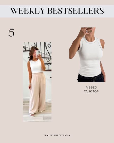 This ribbed tank was my #5 bestseller last week. Comes in several colors and isn’t see through. 

Ootd, summer outfit, tank top, resort style, fashion over 40

#LTKOver40 #LTKStyleTip #LTKFindsUnder50
