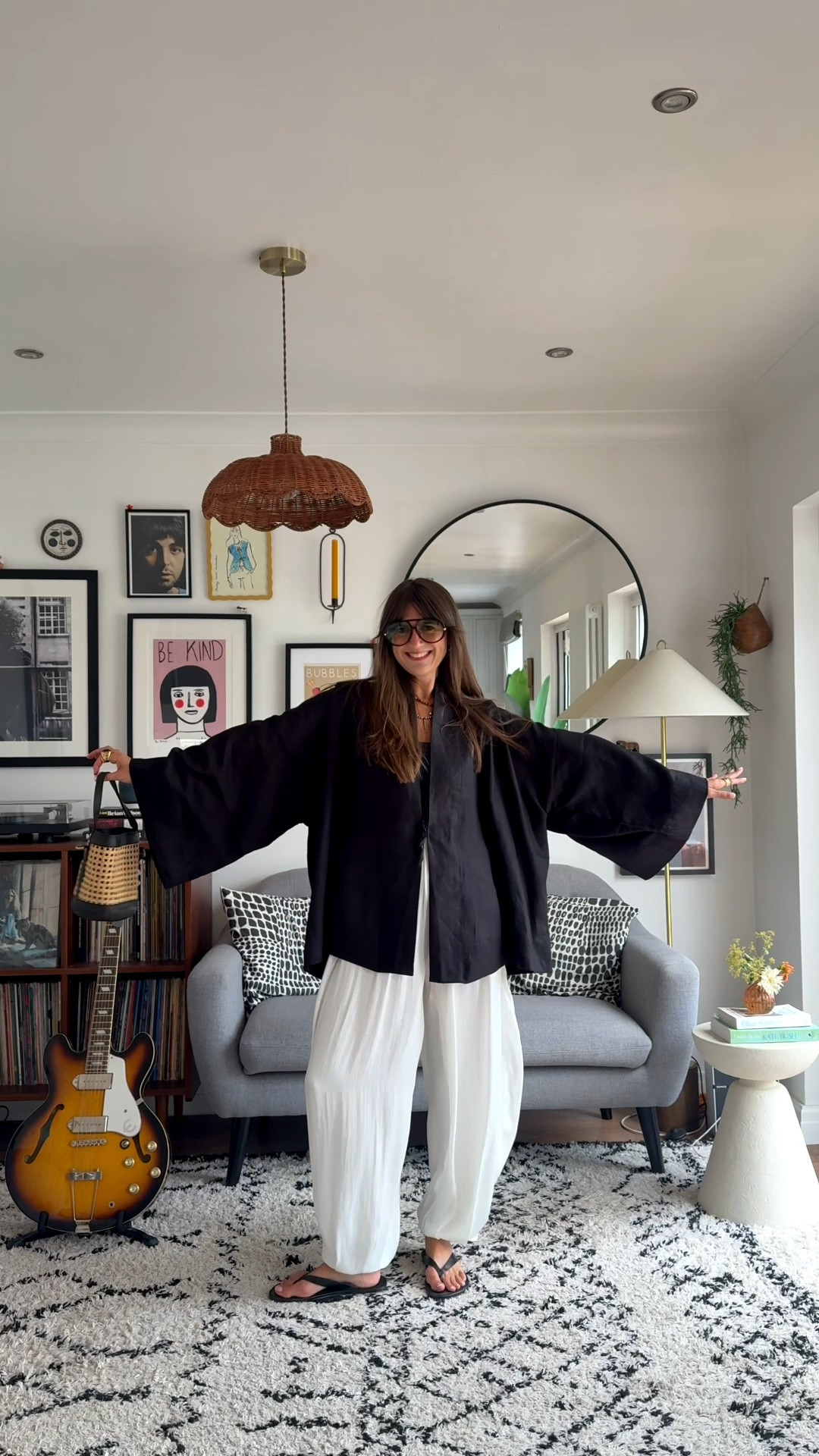 The kimono is from a small brand called Unikspace, but these floaty balloon trousers go with it perfectly

#LTKuk #LTKsummer #LTKeurope