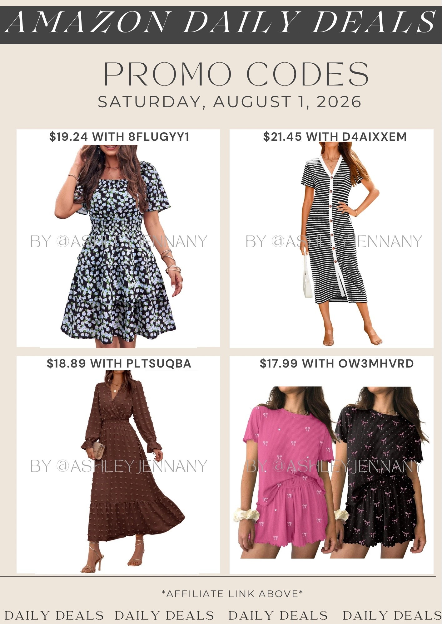 Amazon deals

#LTKSeasonal #LTKMidsize #LTKSaleAlert