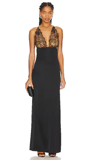 Shayla Gown in Black | Revolve Clothing (Global)