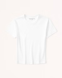 Essential Rib Baby Tee | Abercrombie & Fitch (US)