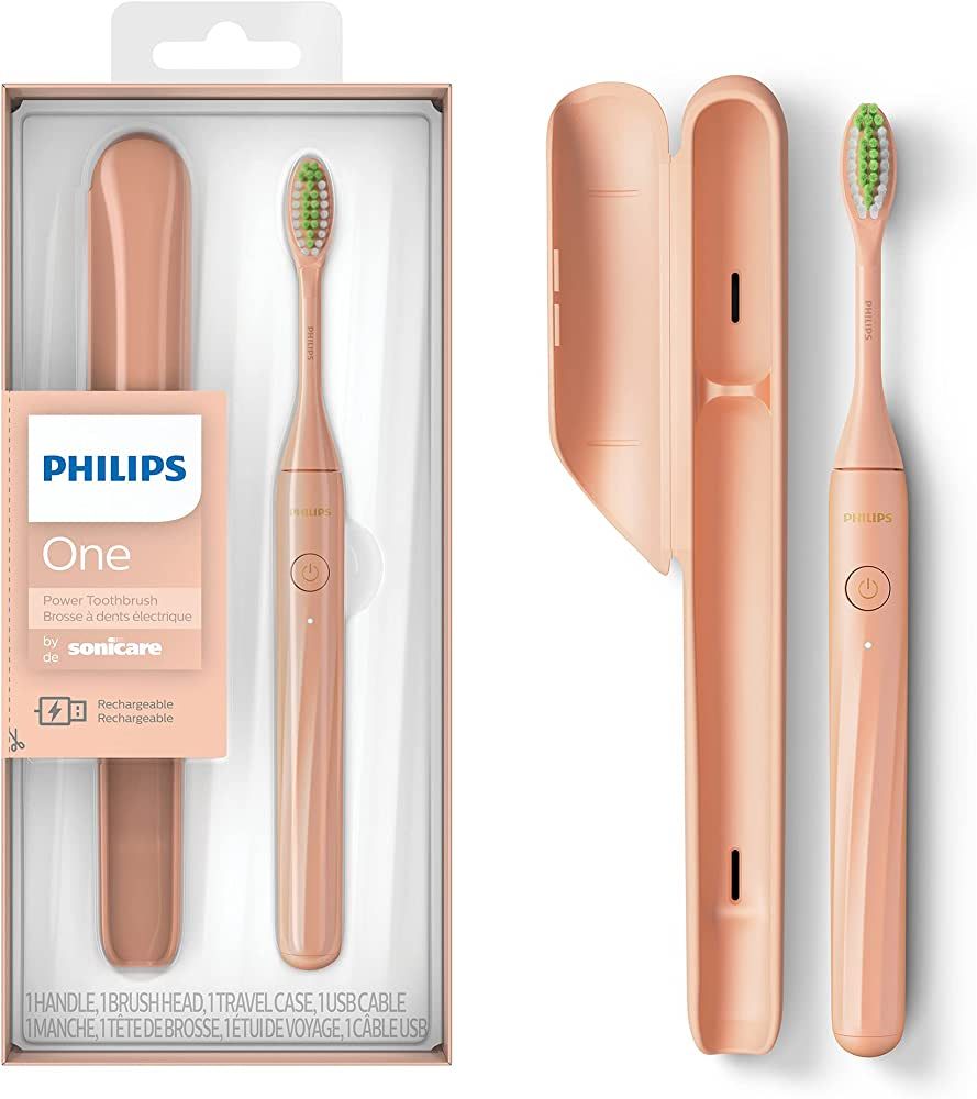 Philips One by Sonicare Rechargeable Toothbrush, Shimmer, HY1200/05 | Amazon (US)