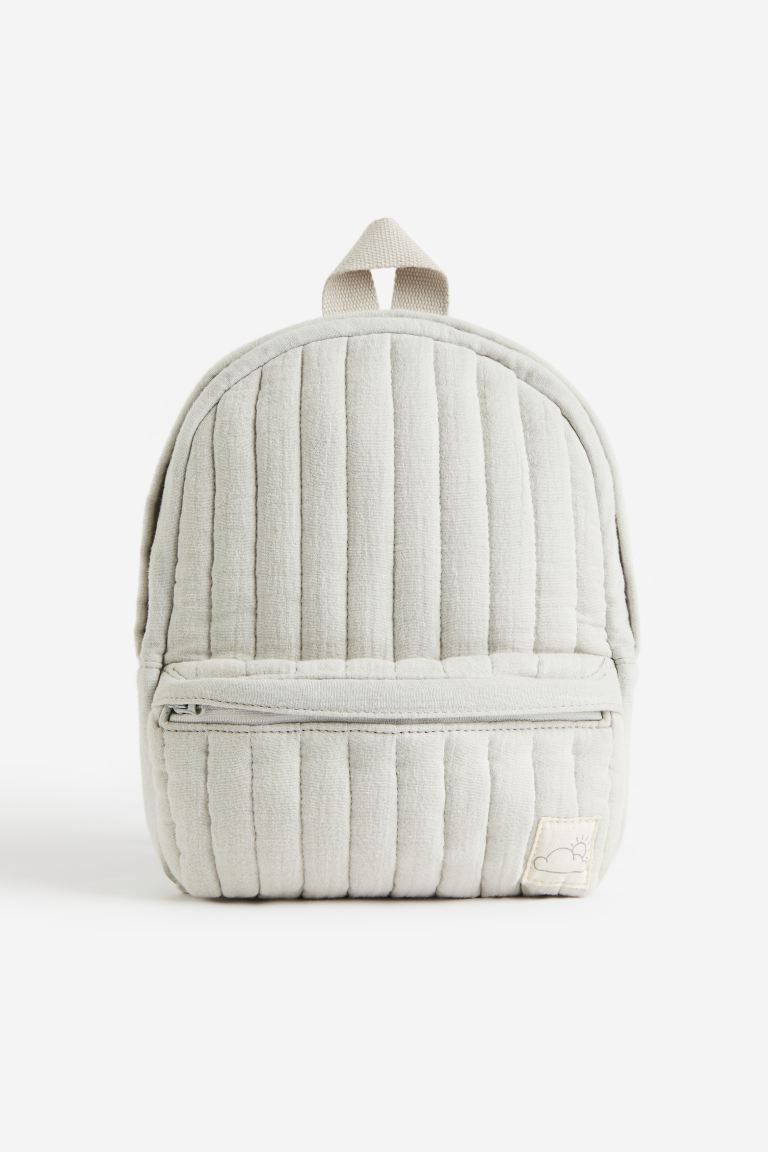 Quilted Backpack - Light dusty green - Kids | H&M US | H&M (US + CA)