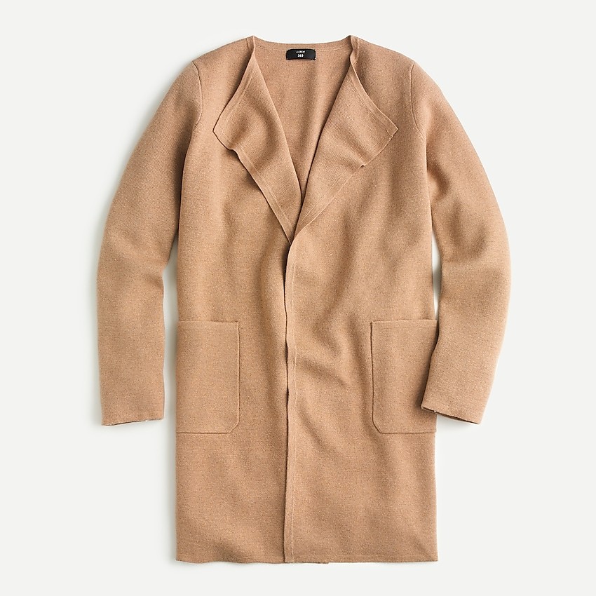 Juliette collarless sweater-blazer | J. Crew US