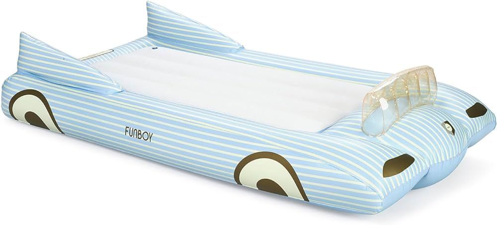 FUNBOY Kids Blue Inflatable Travel Bed & Mattress. Perfect for Sleepovers. Includes Carrying Case... | Amazon (US)