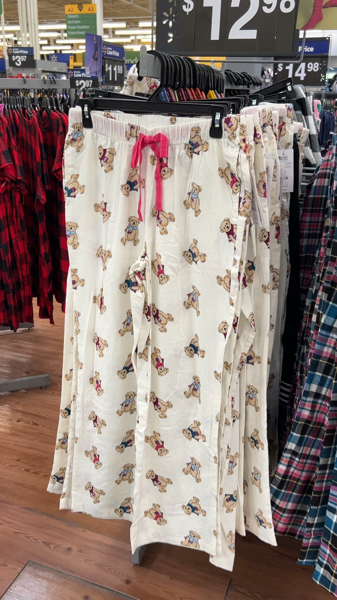 Ralph Lauren inspired bear pajama pants / teddy bear pajamas / teddy bear pajama pants / bear flannel sleep pants / Walmart pajamas 

#LTKVideo #LTKFindsUnder50