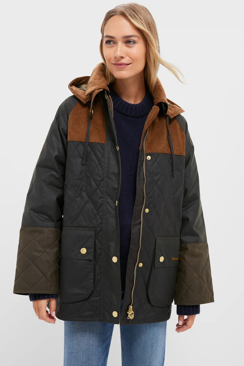 Archive Olive and Beech Imelda Wax Jacket | Tuckernuck (US)