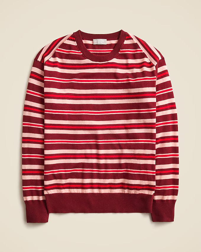 Featherweight cashmere relaxed crewneck sweater | J. Crew US