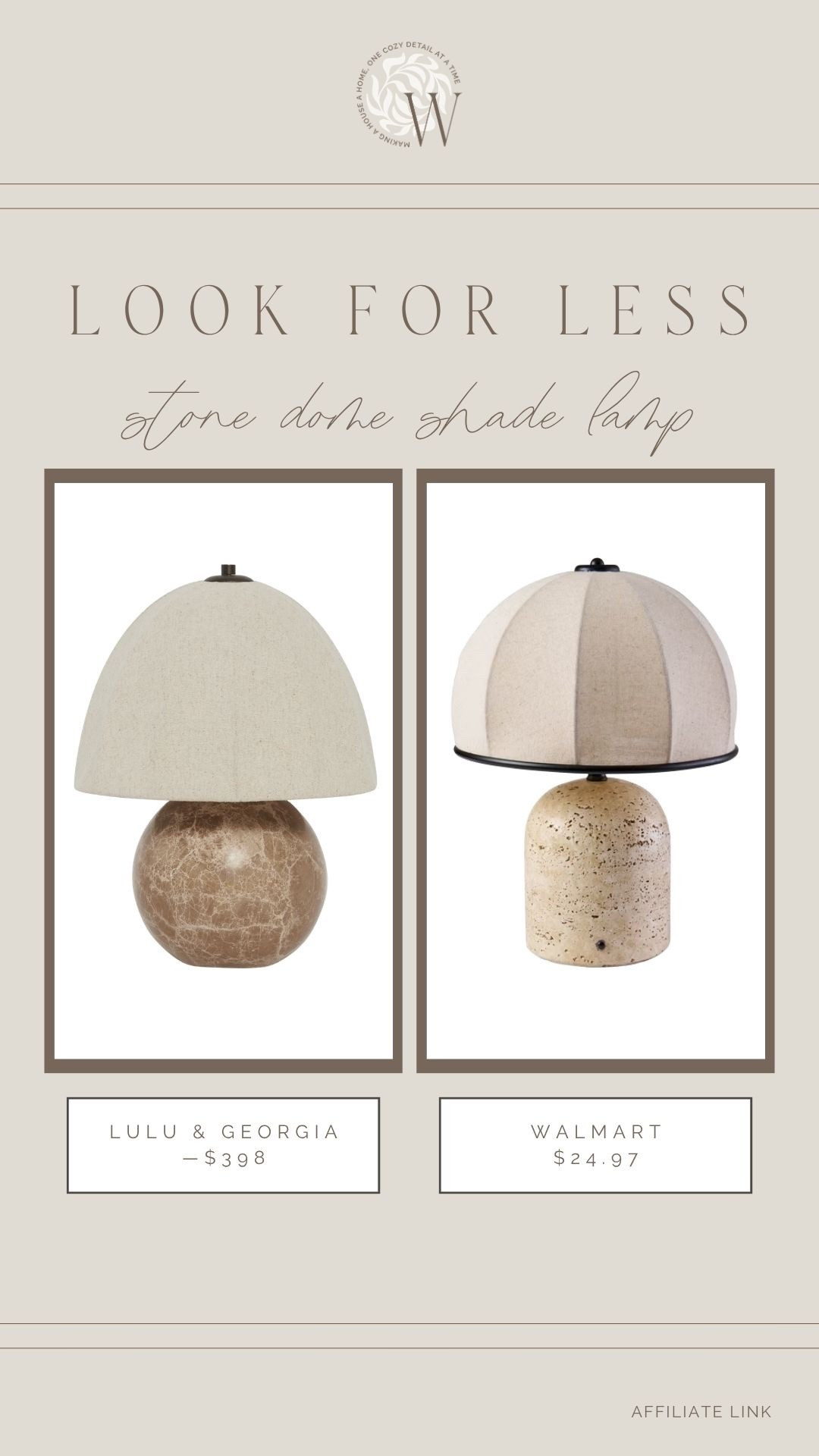 A stone base and dome shade makes both of these accent lamps absolutely stunning! You can’t beat the price on this save option!!

#LTKHome #LTKSaleAlert