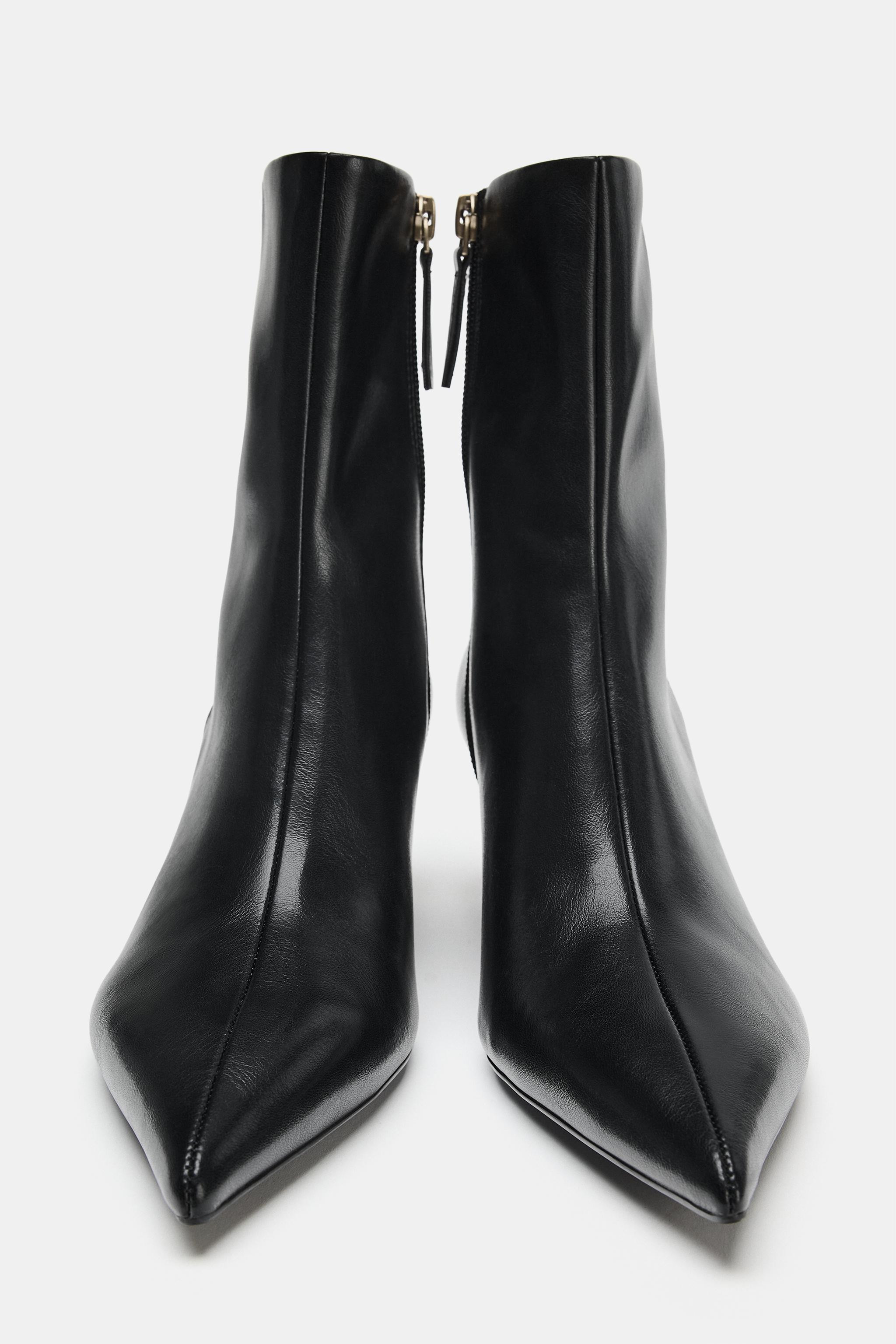WEDGE HEEL ANKLE BOOTS | Zara US