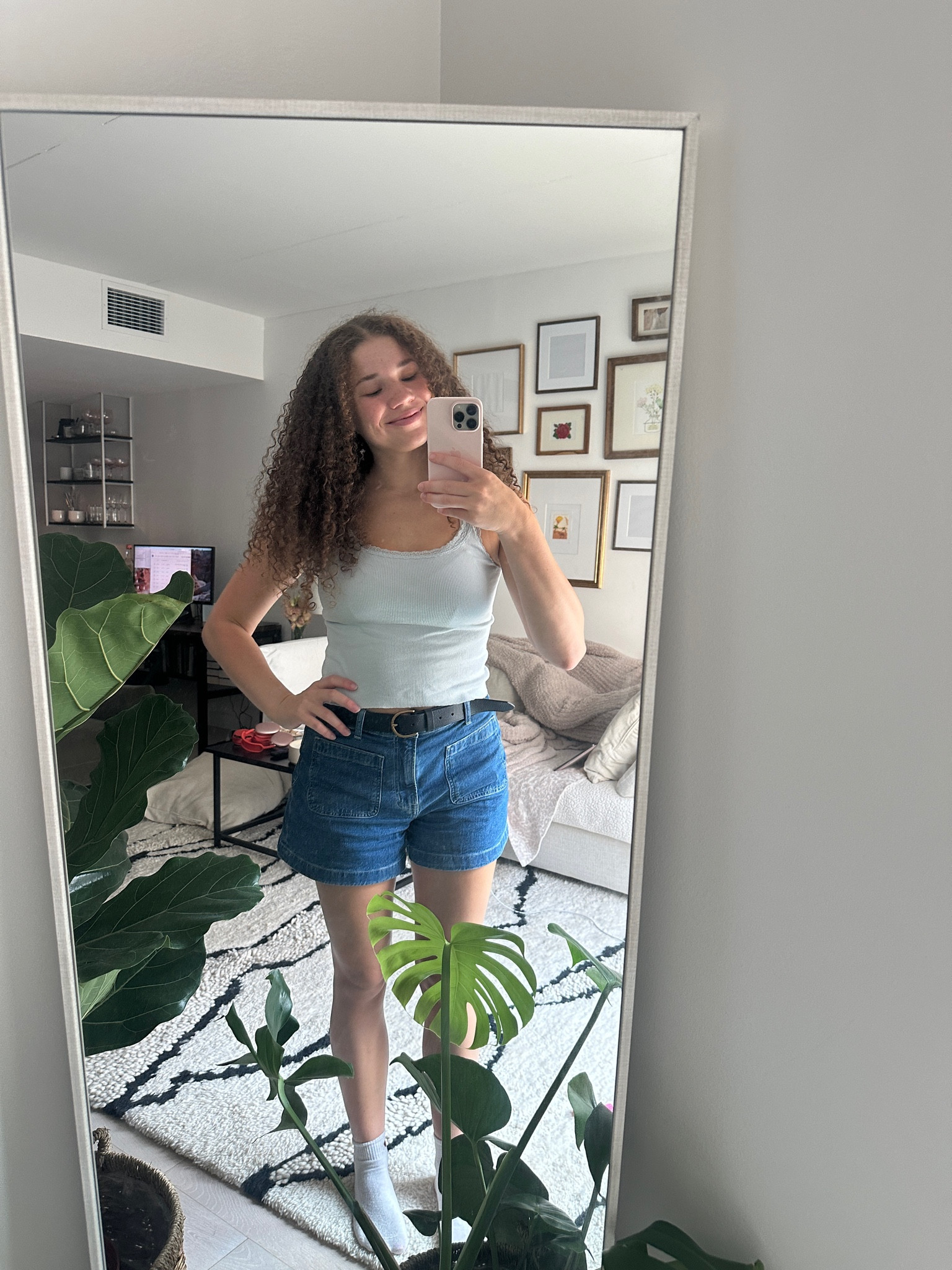 casual but put together outfit for errands!! they only have pink and white in this tank right now but both super cute! 

#LTKFindsUnder100 #LTKU #LTKFindsUnder50