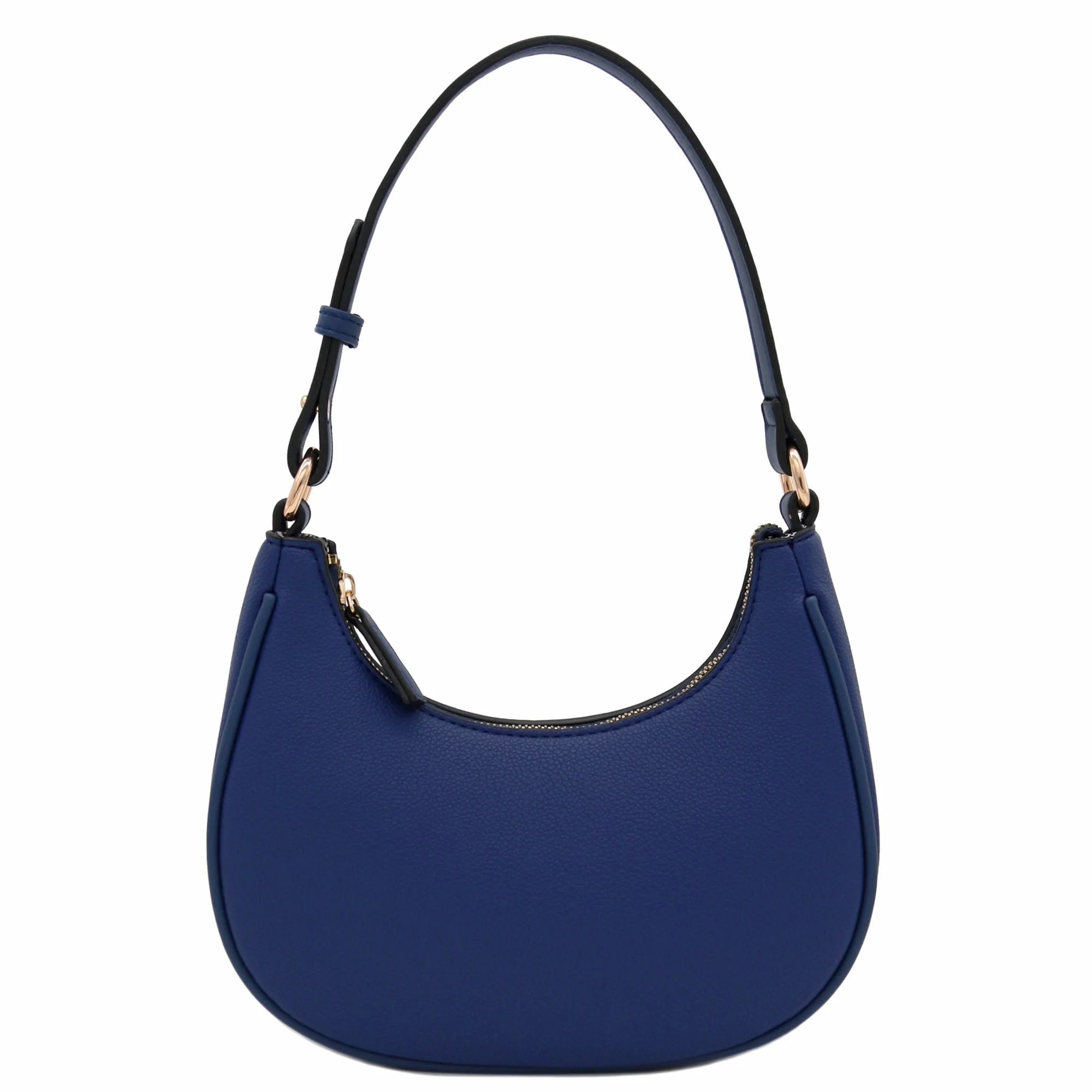 FashionPuzzle Small Crescent Shoulder Bag Underarm Purse (Navy) | Walmart (US)