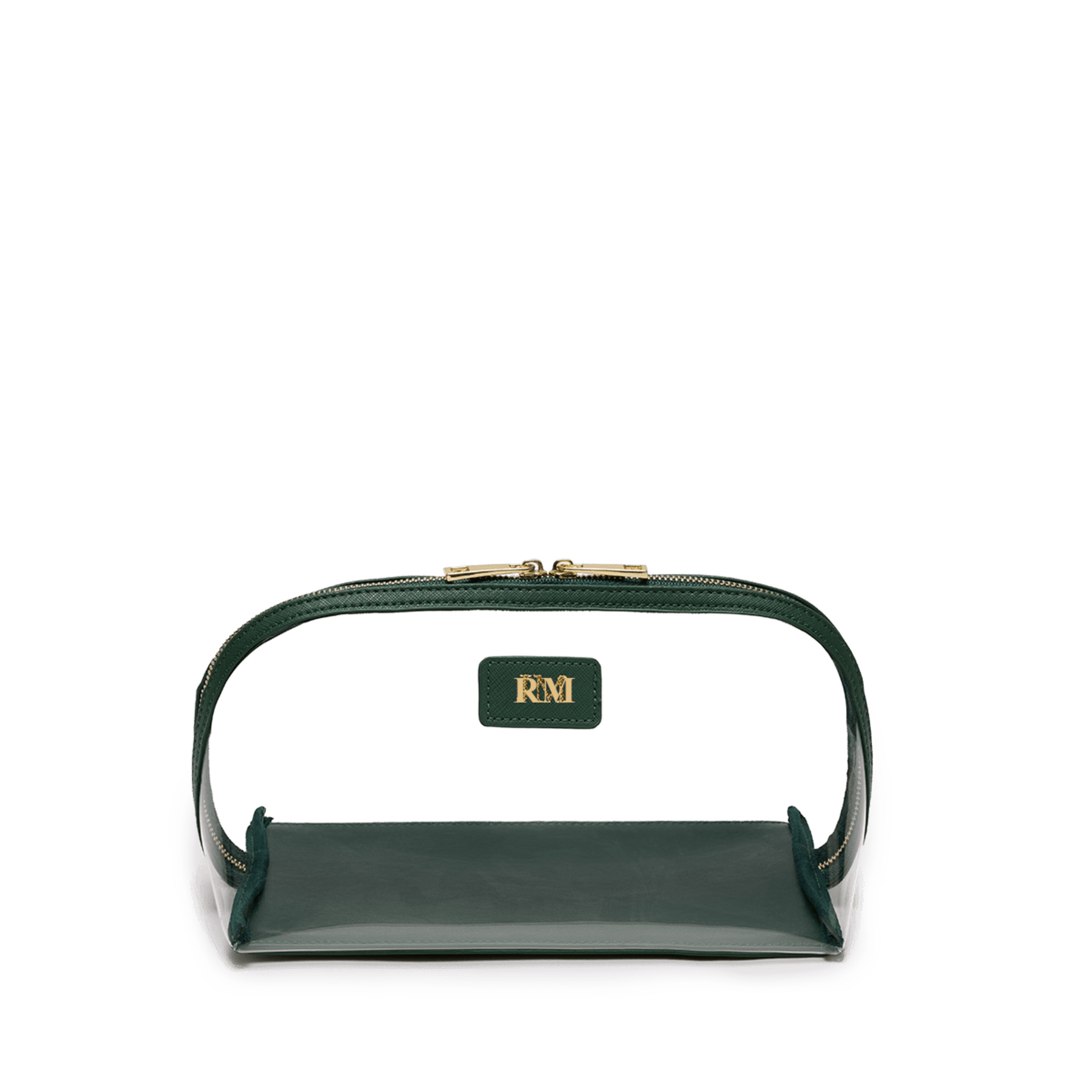 Clear Make-up Bag - Racing Green | Lily and Bean