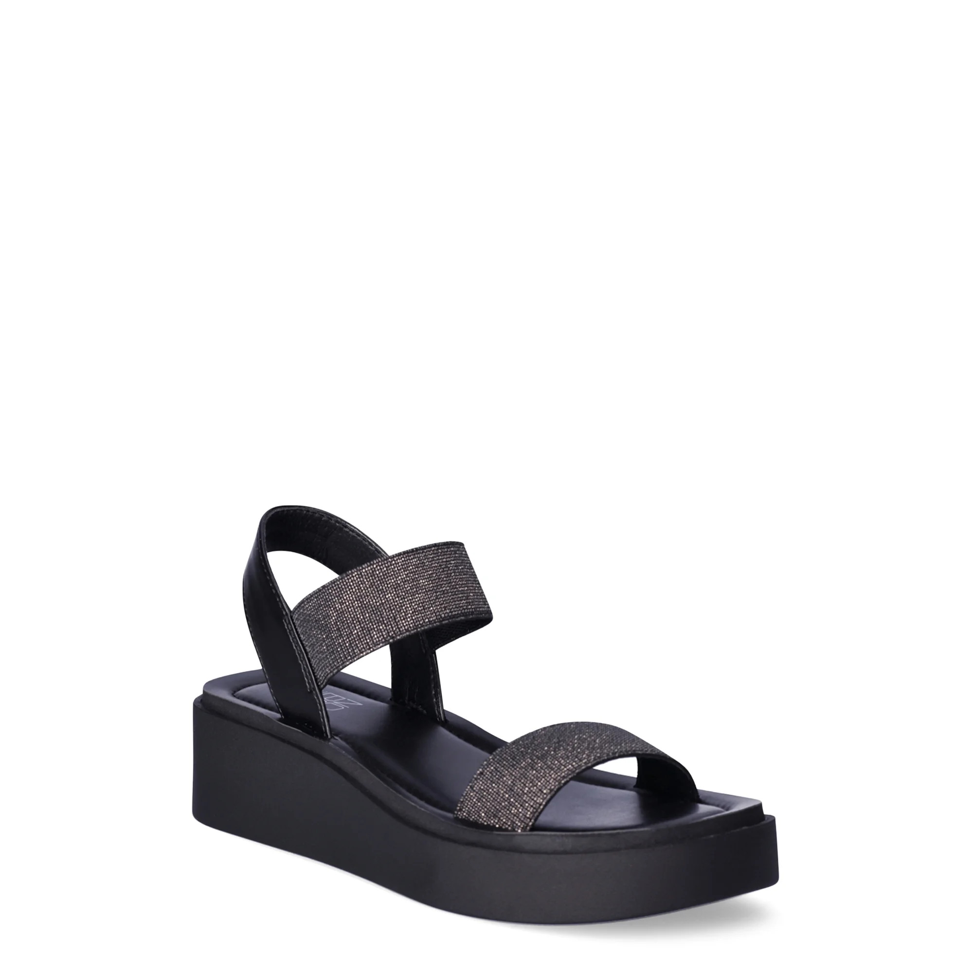 No Boundaries Women’s Elastic Strap Sandals | Walmart (US)