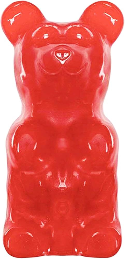 The Original World's Largest Gummy Bear - 5lbs - Cherry | Amazon (US)