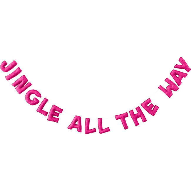 Jingle All the Way Wool Felt Garland | Maisonette