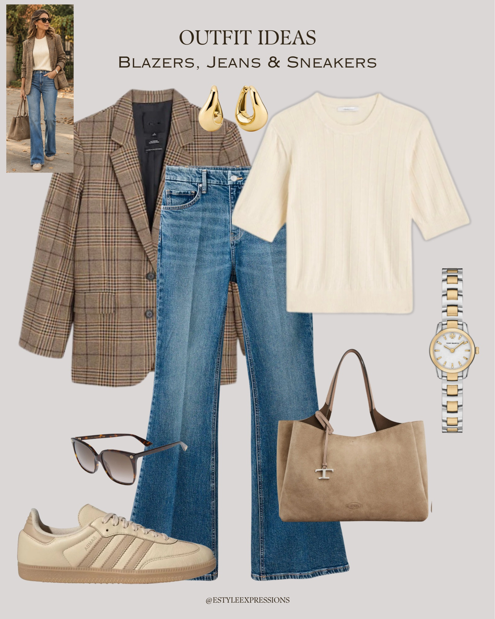 Outfits with Blazers, jeans & sneakers!👖👟🍂

#LTKworkwear #LTKjeans #LTKshoes