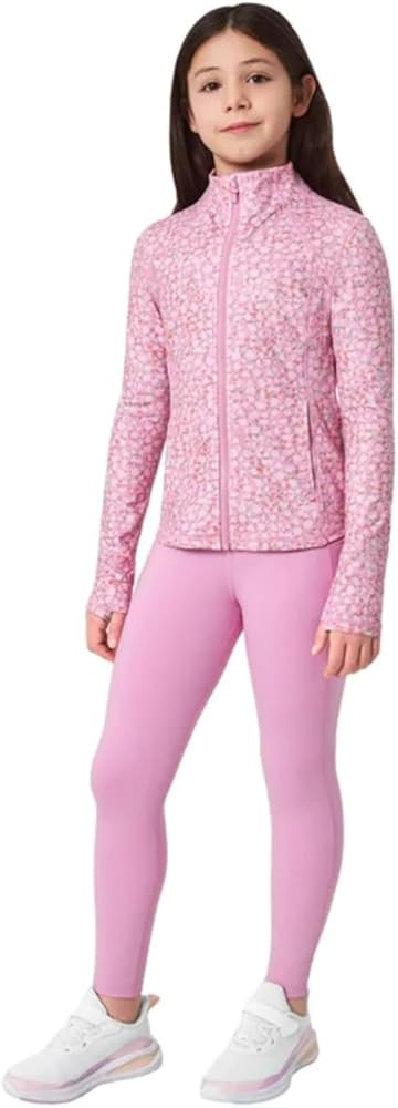 Mondetta Youth Girl's 2 Piece Active Set, Jacket and Legging | Amazon (US)