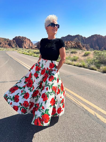 Romance all the way! This skirt is a beautiful classic you’ll have forever. Wear to weddings, special events, or with a tank and sandals for a date night! 🌺

#LTKover40 #LTKstyletip #LTKparties