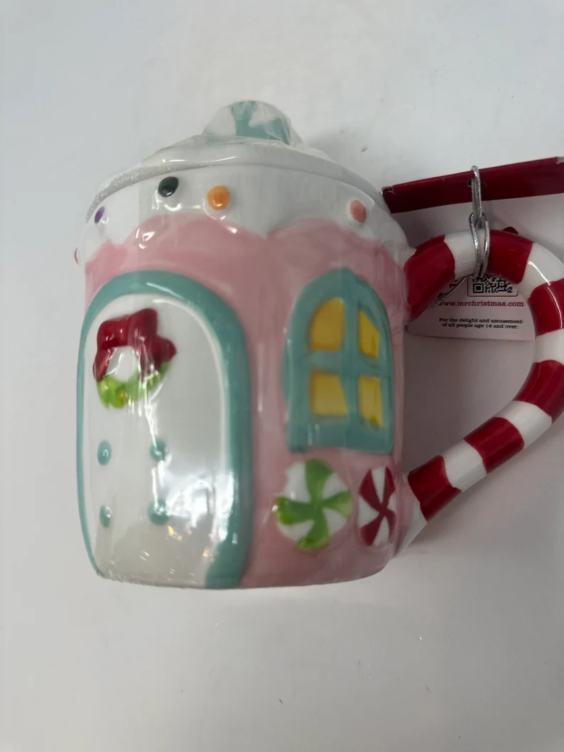 Mr Christmas Pink Gingerbread Mug Set Pink Gingerbread Mug - Etsy | Etsy (US)