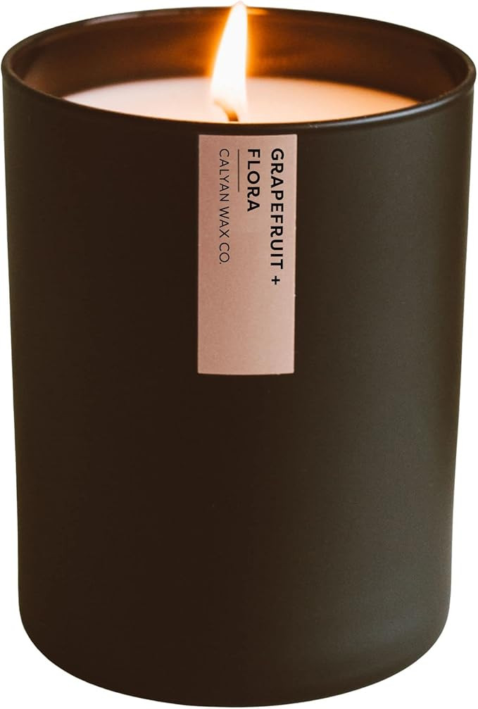 Calyan Wax Soy Wax Candle, Grapefruit + Flora Scented Candle for The Home | Premium Candle with E... | Amazon (US)