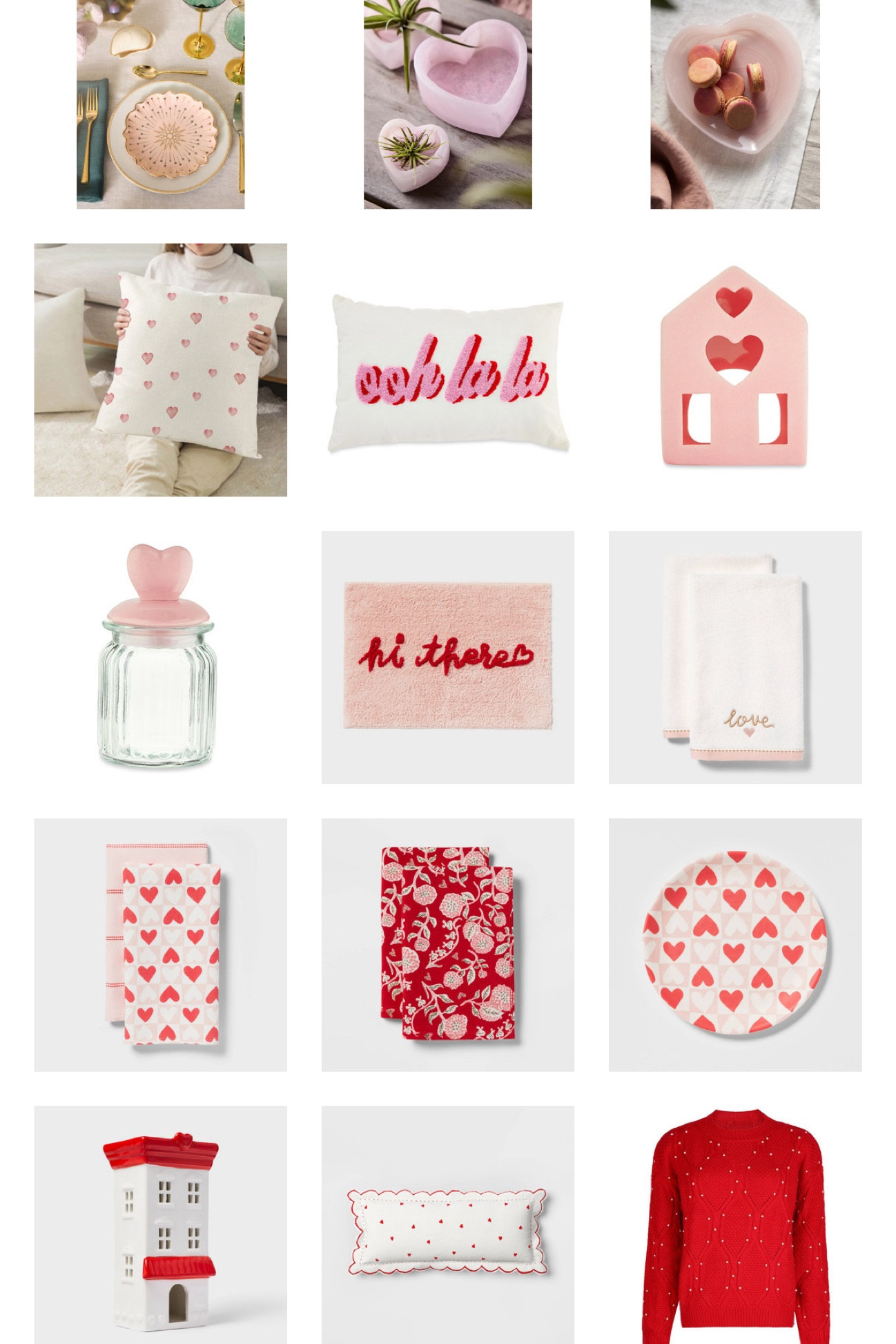 Never to early to decorate with hearts !! Loving a throw dishes targrts pillows and Walmarts heart jars  

#LTKparties #LTKhome #LTKSeasonal