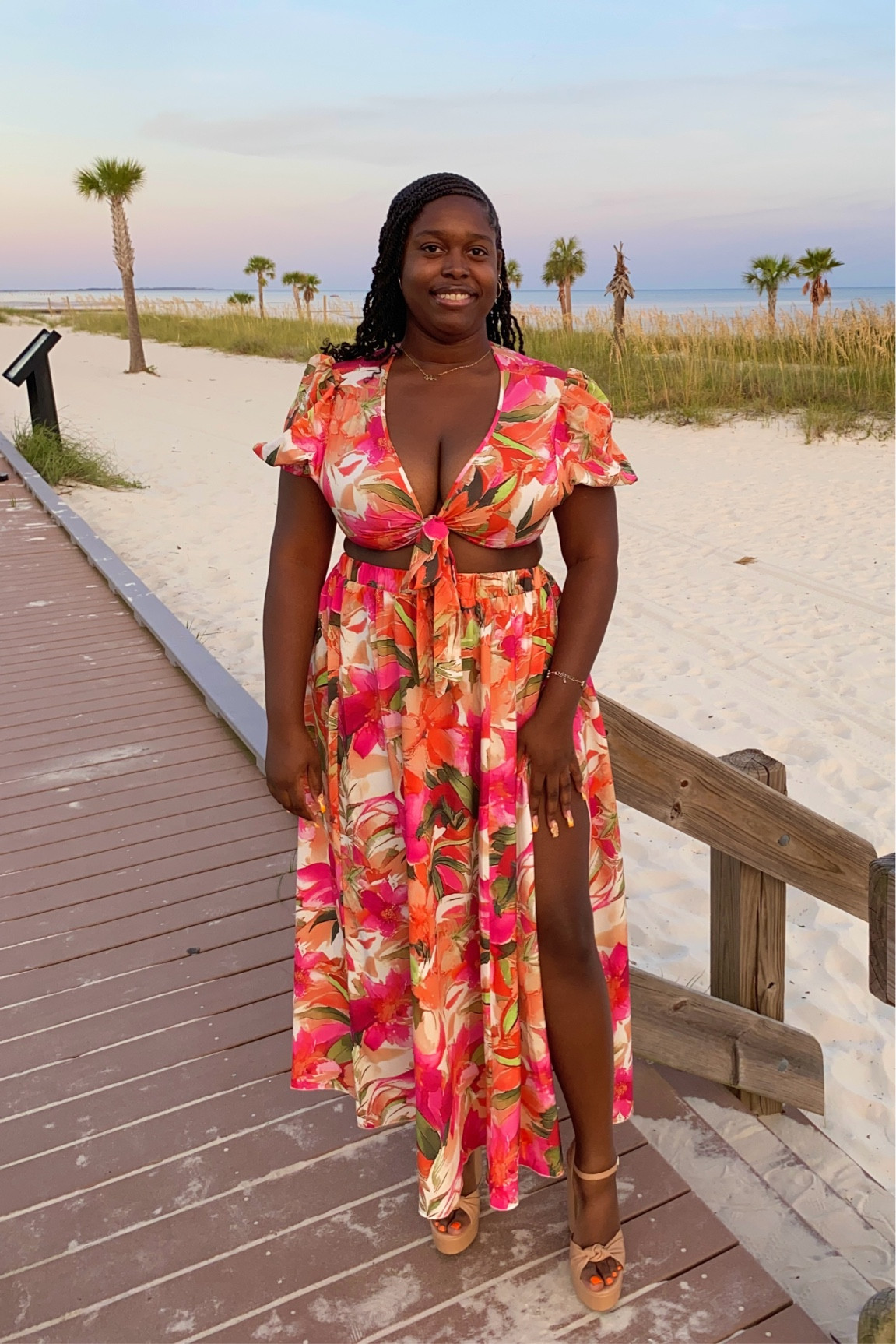 Vacation floral two-piece!