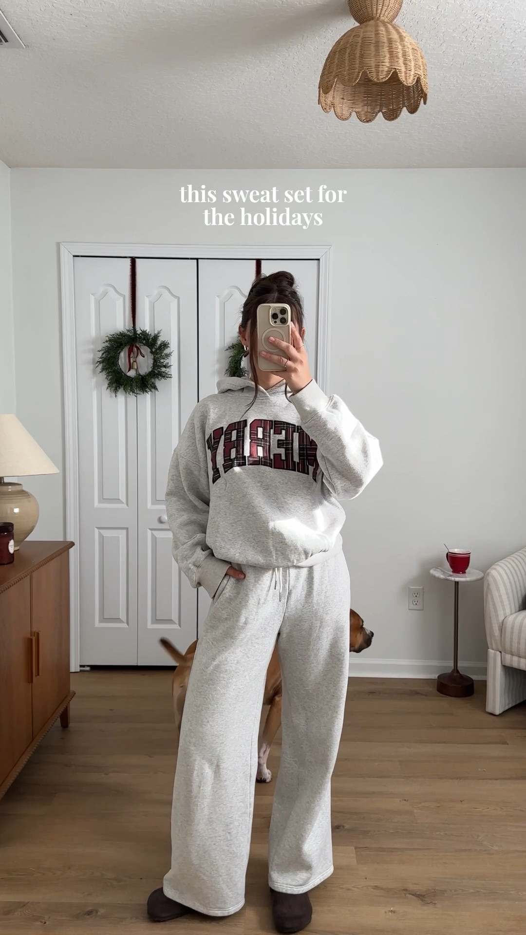 My favorite sweat pants!! Love the plaid and embroidery on the hoodie too. Wearing size small in both. Abercrombie code: CYBERAF 

#LTKCyberWeek #LTKootd #LTKHoliday