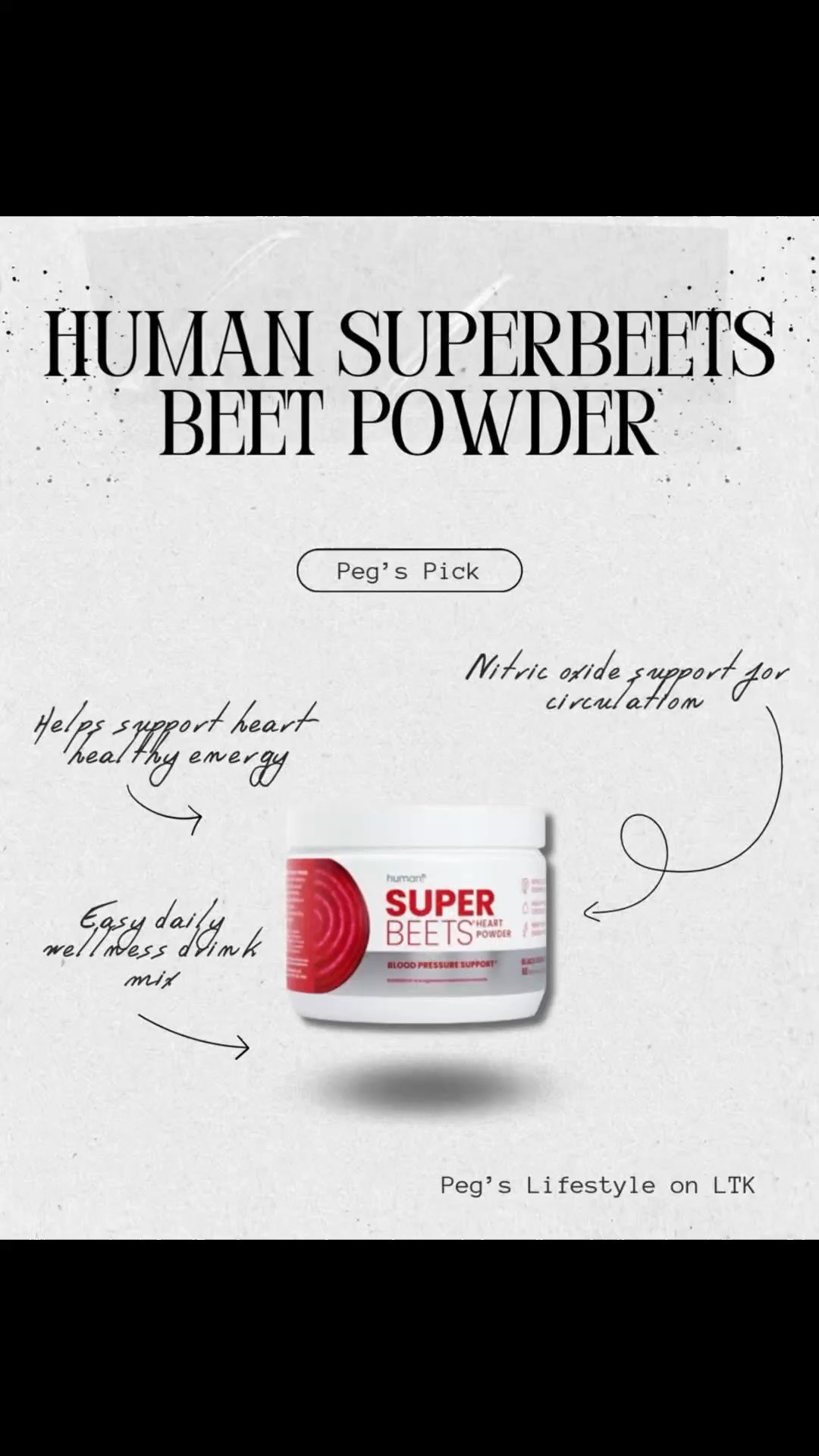 A simple wellness addition to the daily routine ❤️✨

Humann SuperBeets Beet Powder is an easy drink mix that supports circulation, energy, and overall heart wellness while still tasting great 🤍

#LTKselfcare #LTKfitnessgoals