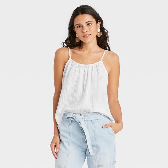 Women's Gauze Tank Top - Universal Thread™ | Target