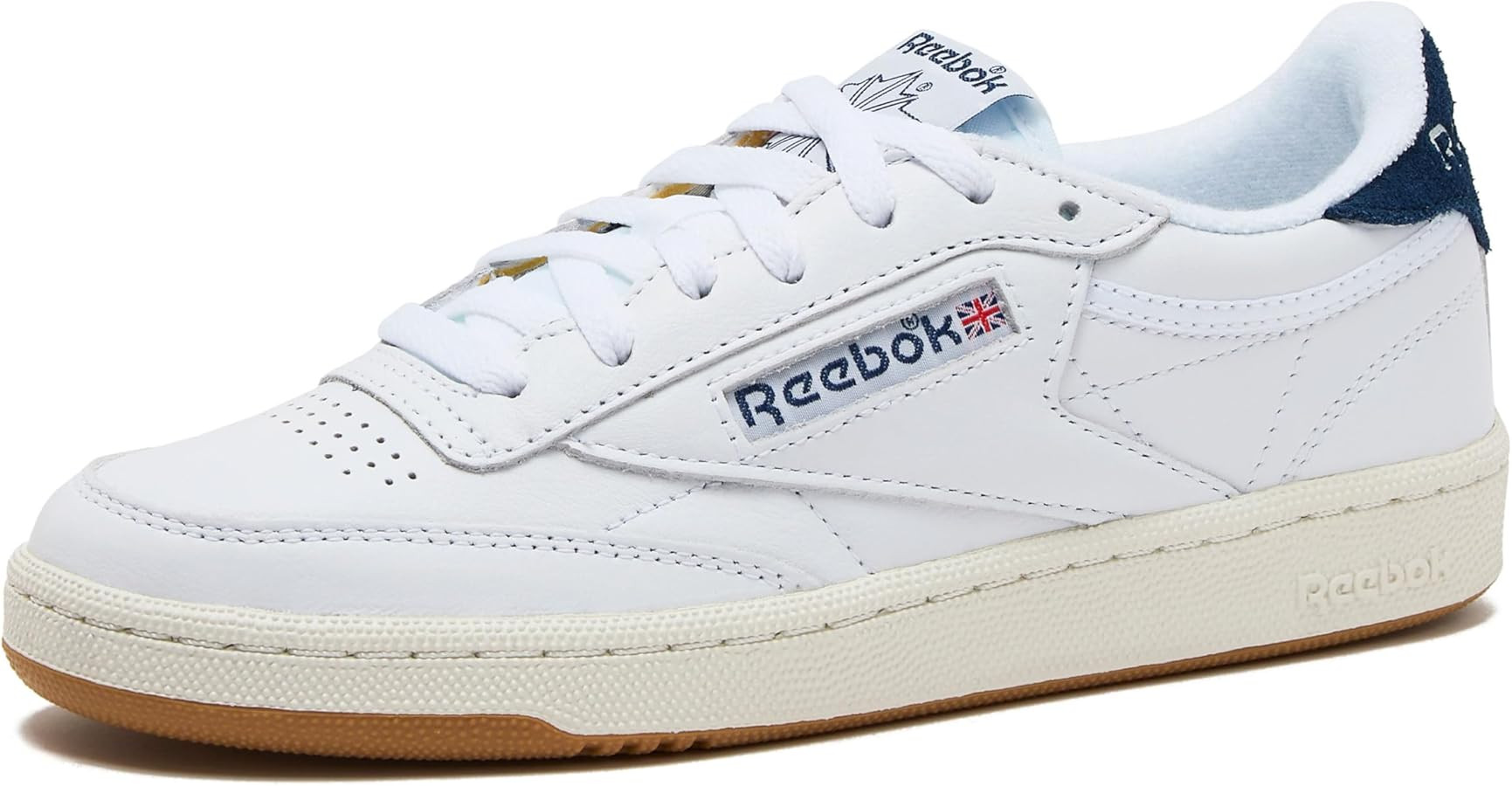 Reebok Club C 85 Vintage Tennis Sneakers for Women, Casual White Womens Shoes, Size 5 to 11 | Amazon (US)