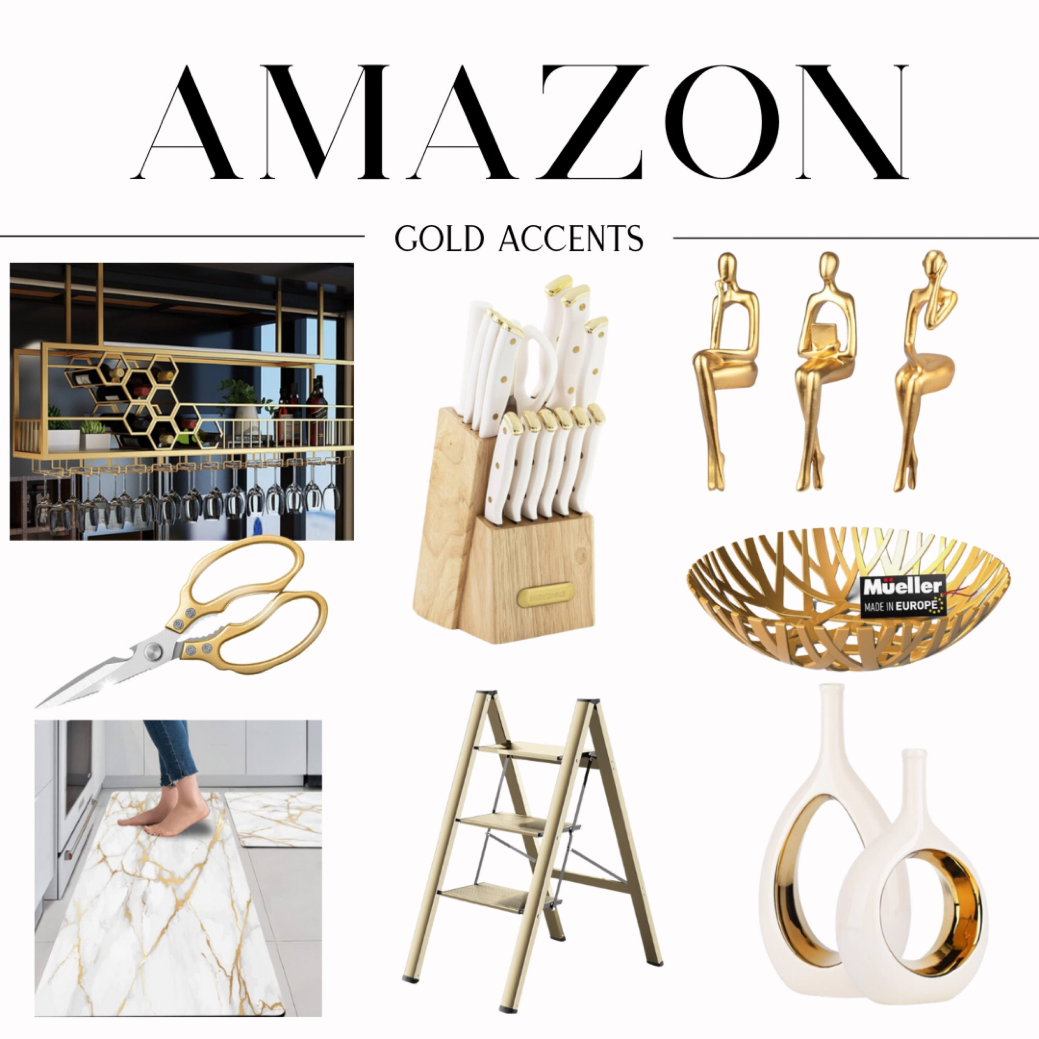 Easy way to spruce up your home! Add gold accents 🌟 

#LTKHoliday #LTKstyletip #LTKGiftGuide
