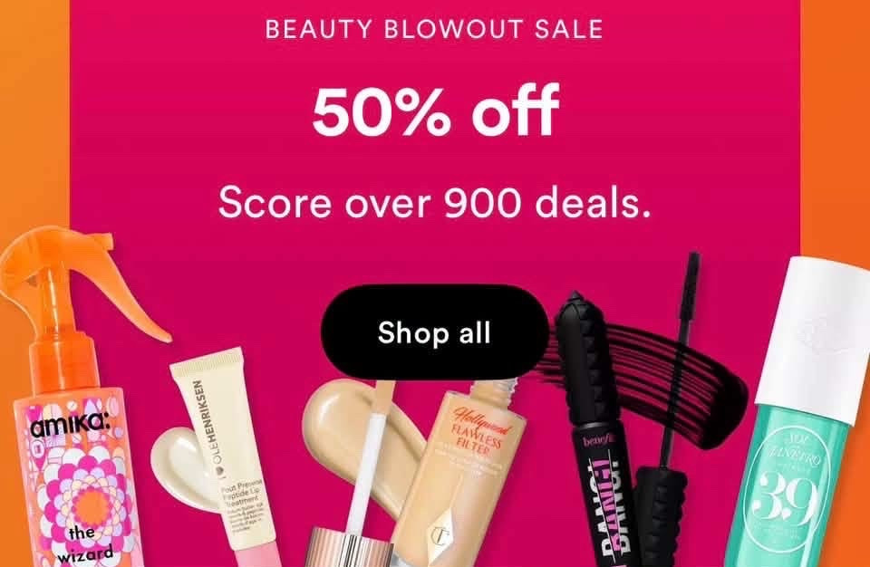 Happy Friday! Ulta Beauty has an AMAZING Beauty Blowout Sale this morning, with tons of popular beauty items discounted up to 50% Off!! Definitely worth a browse - the deals are amazing!

#LTKSaleAlert #LTKselfcare #LTKBeauty