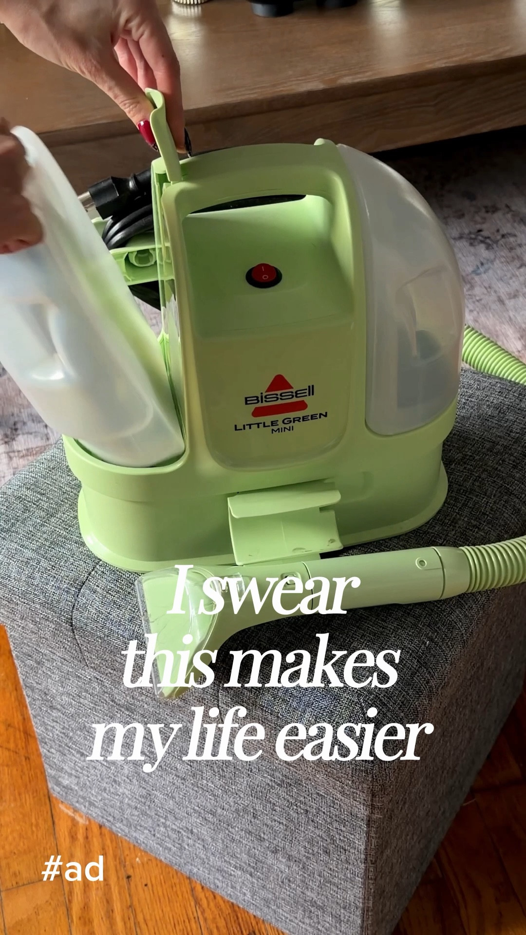 Believe it or not… I cleaned my entire sofa with my BISSELL Little Green 🤯

It’s SO easy to use, doesn’t take up much space, and actually gets the job done (like… the water after 😳). If you’ve been putting off cleaning your couch - this is your sign, especially around the kids and pets 

@amazon #ad #founditonamazon

#LTKHome #LTKKids #LTKSaleAlert