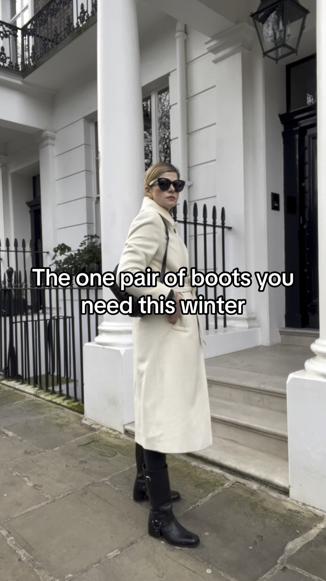 Biker boots, alaia bag, chic outfit, black boots, alohas