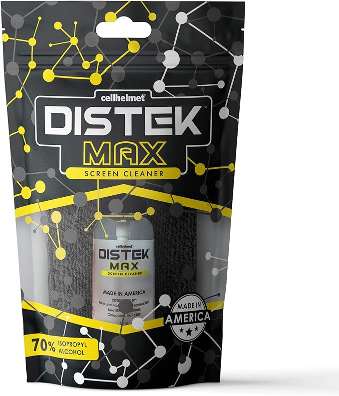 cellhelmet DISTEK Max Screen and Phone Cleaner with 70 Percent Isopropyl Alcohol 70% Universal fo... | Amazon (US)