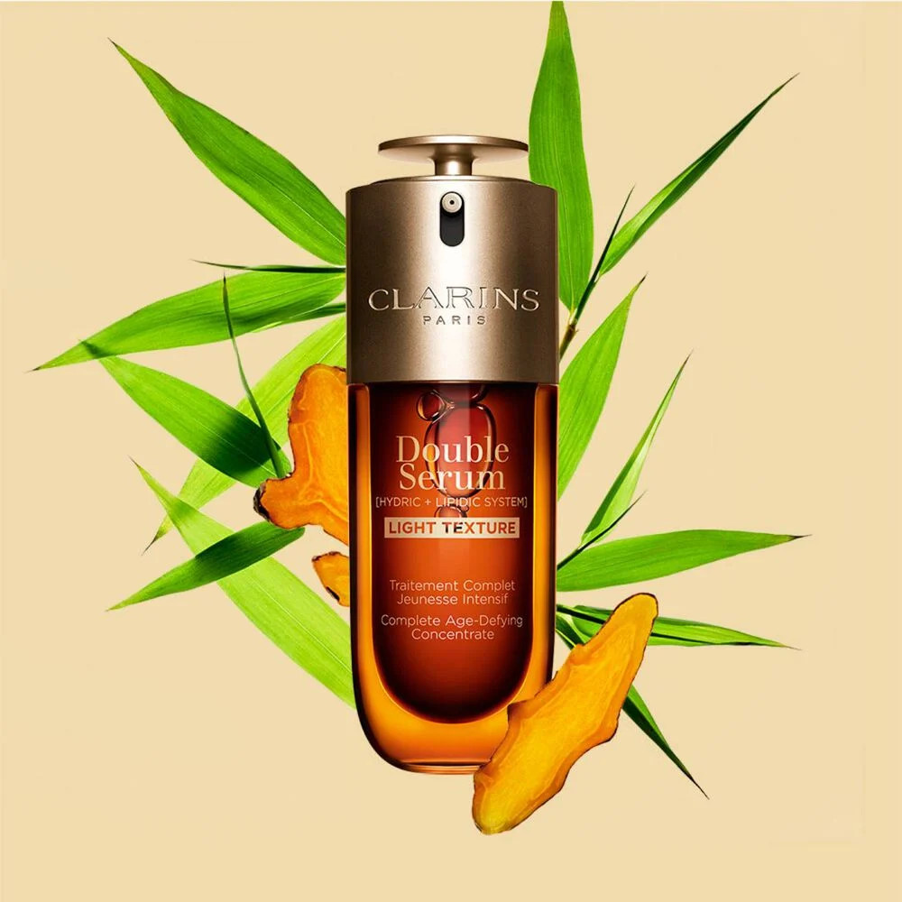 Double Serum Light Texture Firming + Smoothing Anti-Aging Concentrate | Clarins USA