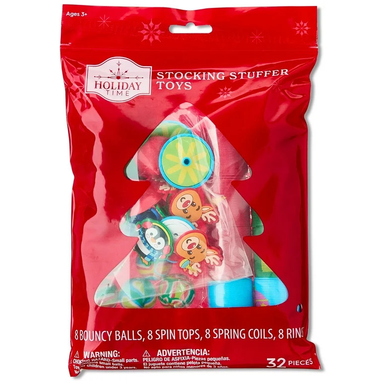 32-Piece Stocking Stuffer Toys, by Holiday Time - Walmart.com | Walmart (US)