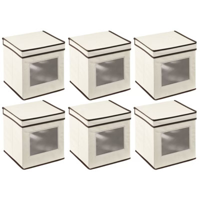 mDesign Soft Fabric Closet Storage Organizer Box | Target