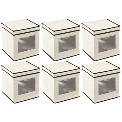 mDesign Soft Fabric Closet Storage Organizer Box | Target